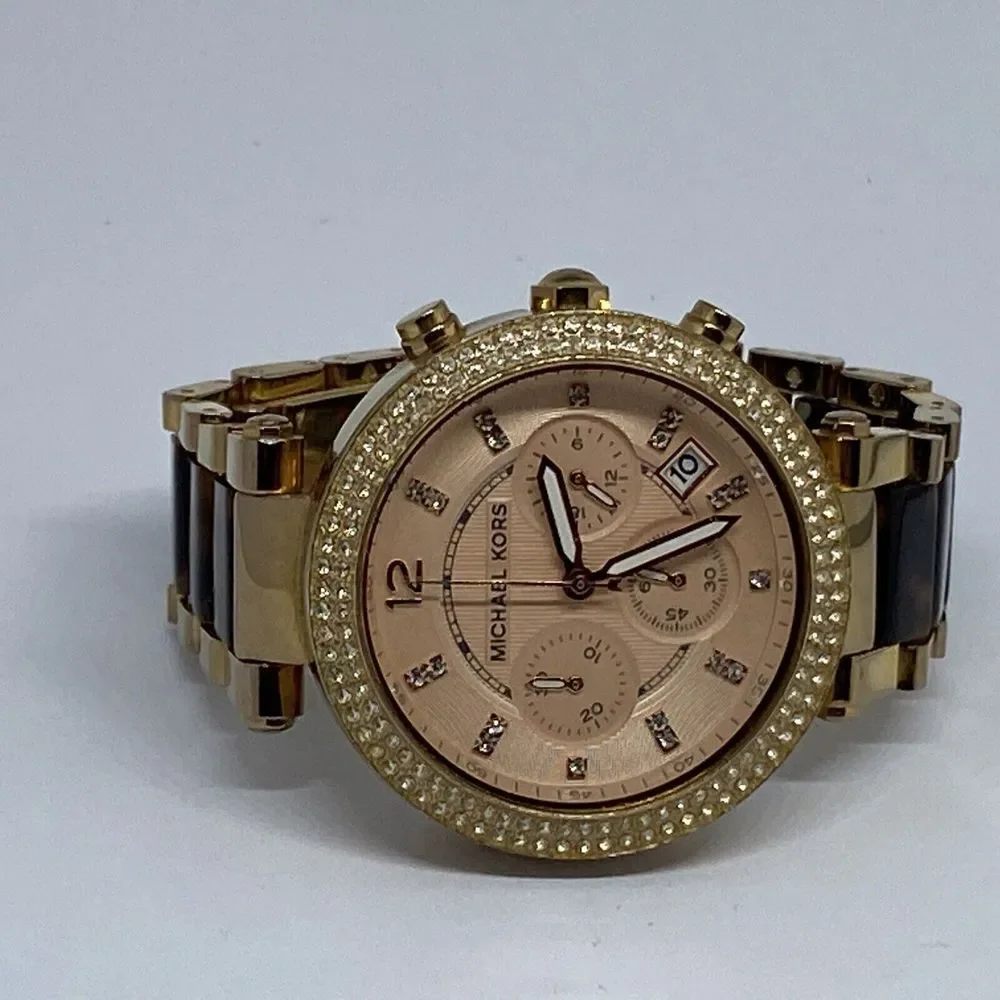 Michael Kors Parker MK5538 Women's Stainless Steel Analog Dial Quartz Watch RQ32 - Picture 7 of 12